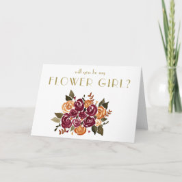 Wijn en Rozen Wil je mijn bloemenmeisje zijn?