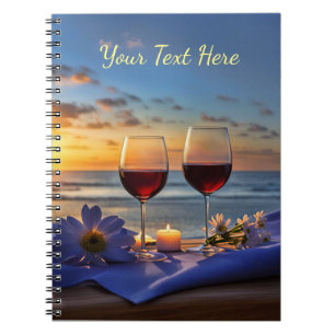 Wijn en Strand Custom Notitieboek