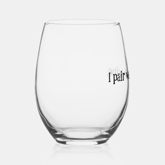 Wijn Gezegde Wijnglas Zonder Voet (Rechts)