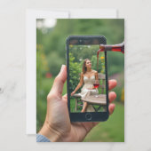 Wijn gieten 40ste verjaardag kaart (Voorkant)