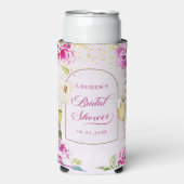 Wijn Glas Bloem Bruids Bruiloft (Seltzer Voorkant)