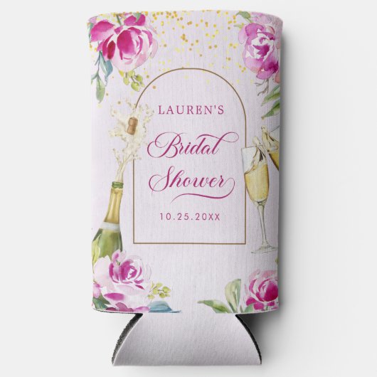 Wijn Glas Bloem Bruids Bruiloft (Voorkant)