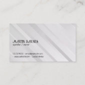 Wijn Glas Logo | Monogram Visitekaartje (Achterkant)