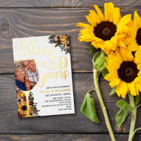 Wijn Glas Proost op 50 Jaar Huwelijksjubileum