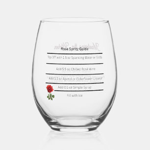 Wijn Glas Rosé Spritz Recept Gids