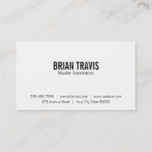 Wijn Glas | Tegenruimte, Goud Visitekaartje (Achterkant)