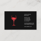 Wijn Glass Logo | WIJN Visitekaartje (Achterkant)