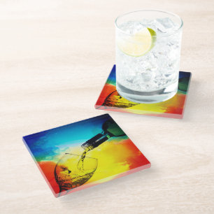 Wijn Glazen Onderzetter