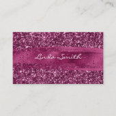 Wijn Glitter en penseelstreek Visitekaartje (Voorkant)