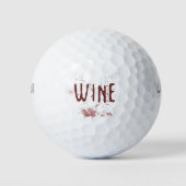 Wijn Golfballen (Voorkant)