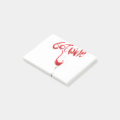 Wijn, grappige rode wijn Drink Post-it® Notes (Schuin)