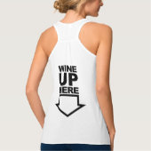 Wijn hier tanktop (Achterkant)