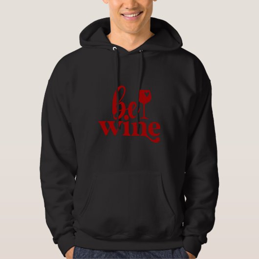 Wijn Hoodie (Voorkant)