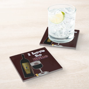 Wijn Humor Glass Bottle Barware Glazen Onderzetter