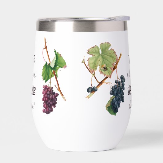 Wijn is het antwoord Grappig (Links)