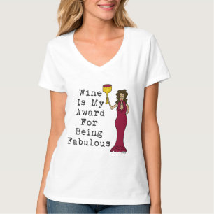 Wijn is mijn onderscheiding voor het verbluffend z t-shirt