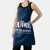 Wijn is niet het antwoord schort (Insitu)