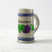 Wijn Jubileum Stein 12e Bierpul (Voorkant rechts)