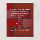 Wijn Kaas Tafel Scene Flyer (Achterkant)