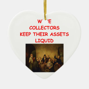 wijn keramisch ornament