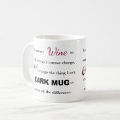 Wijn/koffie — Prayer van de dienst Wijn/Koffie — M Koffiemok (Voorkant links)