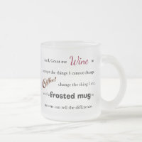 Wijn-/koffiestesten - Mok met koude riem