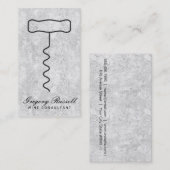 Wijn | Kurketrekkers Visitekaartje (Voorkant / Achterkant)