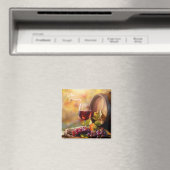 Wijn Land druiven magneet (Insitu (Vaatwasser))