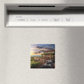 Wijn Land druiven magneet (Insitu (Vaatwasser))