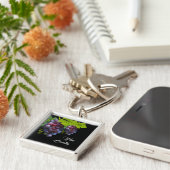 Wijn Land druiven sleutelhanger (Zijkant)