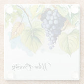 Wijn Land Glas Onderzetter (Achterkant)