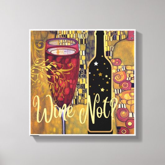 Wijn Lover Canvas Afdruk (Voorkant)