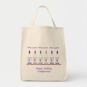WIJN LOVER-Napa Valley, CA Tote Bag