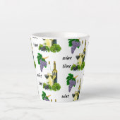 Wijn Lovers Housewarming Gift Idea Latte Mok (Voorkant)