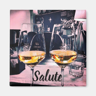 Wijn Magnet met Italiaans woord voor Cheers Magneet