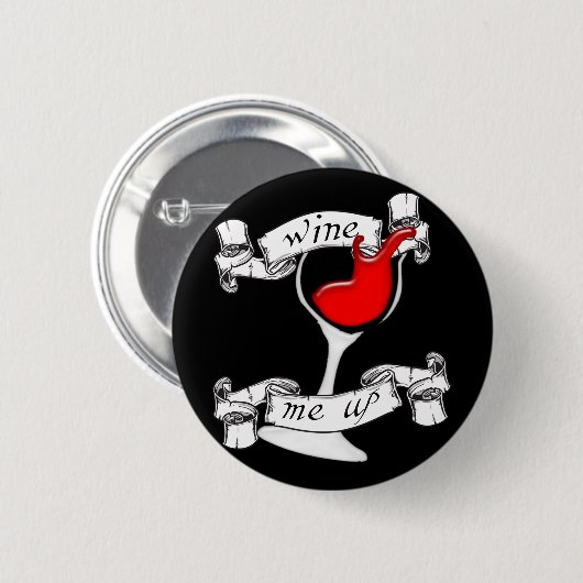 Wijn me omhoog Button (Voorkant /achterkant)