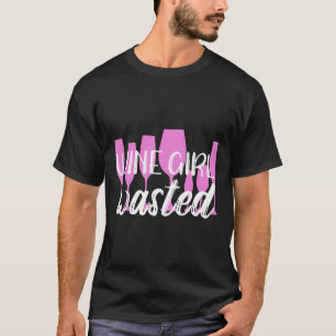 Wijn meisje verspild t-shirt