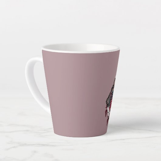  wijn met meisjes latte mok (Linkerhoek)