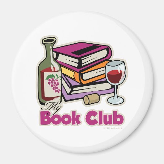 Wijn: Mijn boekenclub Magneet (Voorkant)