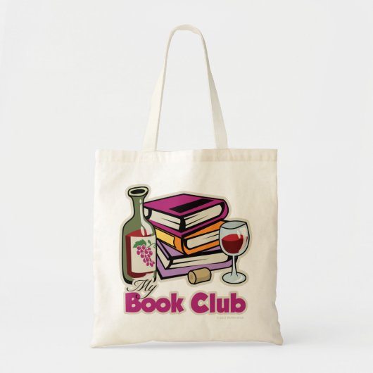 Wijn: Mijn boekenclub Tote Bag (Voorkant)