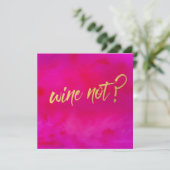 Wijn niet uitnodiging Pearl Shimmer (Staand voorkant)
