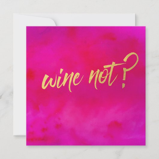 Wijn niet uitnodiging Pearl Shimmer (Voorkant)