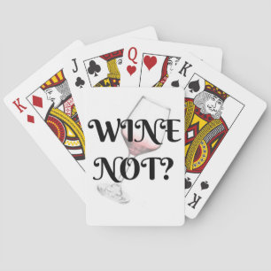 Wijn niet? Voor de wijnliefhebber in je leven Pokerkaarten