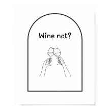 Wijn Niet? Wijnposter