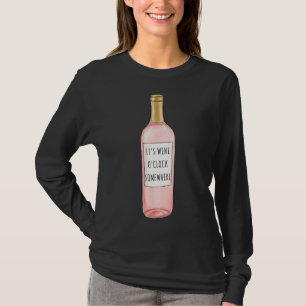 Wijn O_Clock Ergens 22 T-shirt