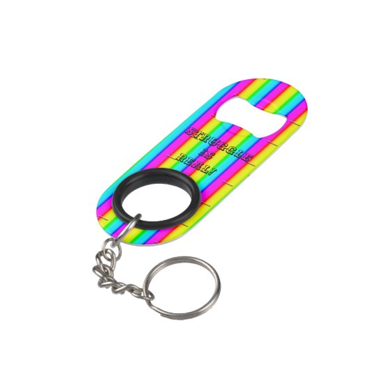Wijn of bier? Struggle is echt! Beverage Opener Mini Flessenopener (Achterkant Gekanteld)