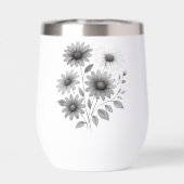 Wijn of Water Tumbler - Daisy Design - Corrine & C (Achterkant)