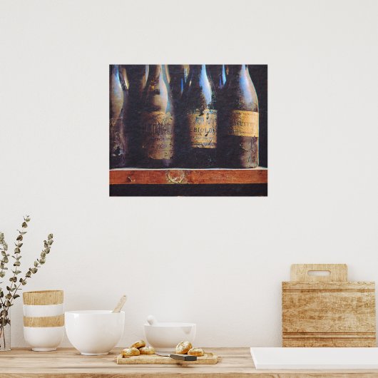 wijn poster (Keuken)