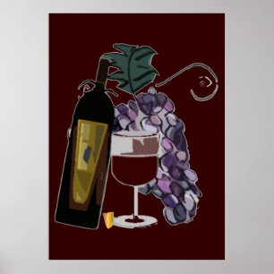 Wijn Poster