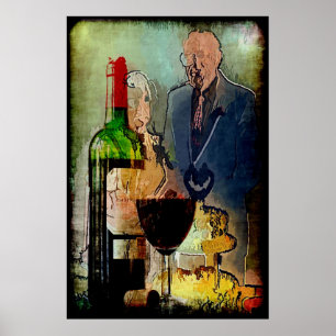 Wijn Poster